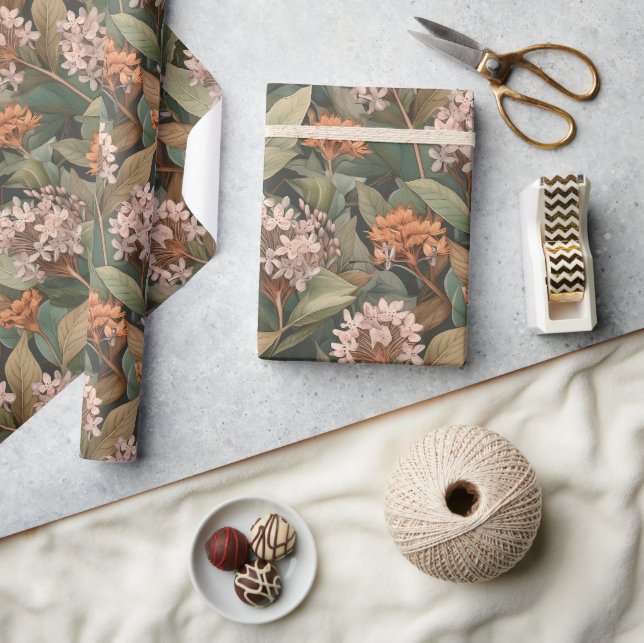 Papier Cadeau Papier d'emballage pour les mauvaises herbes des p (Artisanat)