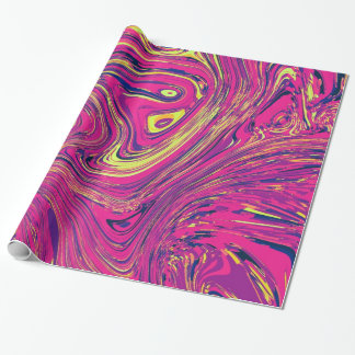 Papier Cadeau Papier d'emballage psychédélique