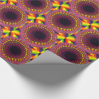 Papier Cadeau Papier d'emballage psychédélique de Chakras