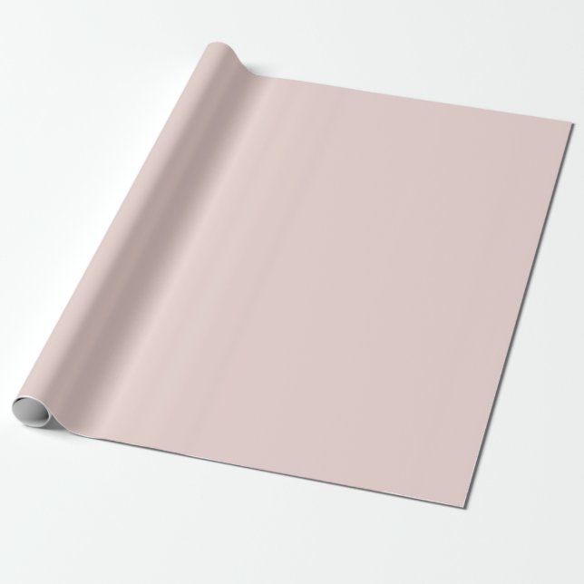 Papier Cadeau Papier d'emballage rose neutre (Déroulé)