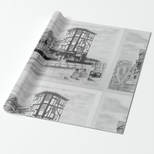 Papier Cadeau Papier d'emballage Shambles Pub