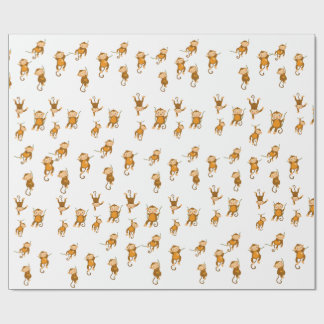 Papier Cadeau Papier d'emballage Singe Business
