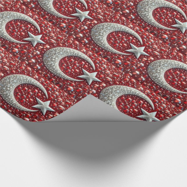 Papier Cadeau Papier d'emballage spécial aux couleurs turques (Coin)