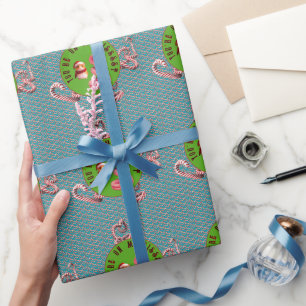 Papier Cadeau Papier d'emballage sucre de canne SNAKES