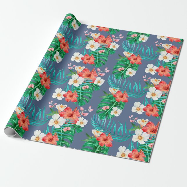 Papier Cadeau Papier d'emballage thématique été (Déroulé)