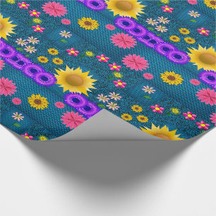 Papier Cadeau Papier d'emballage Tournesol