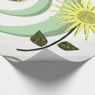 Papier Cadeau Papier d'emballage Tournesol