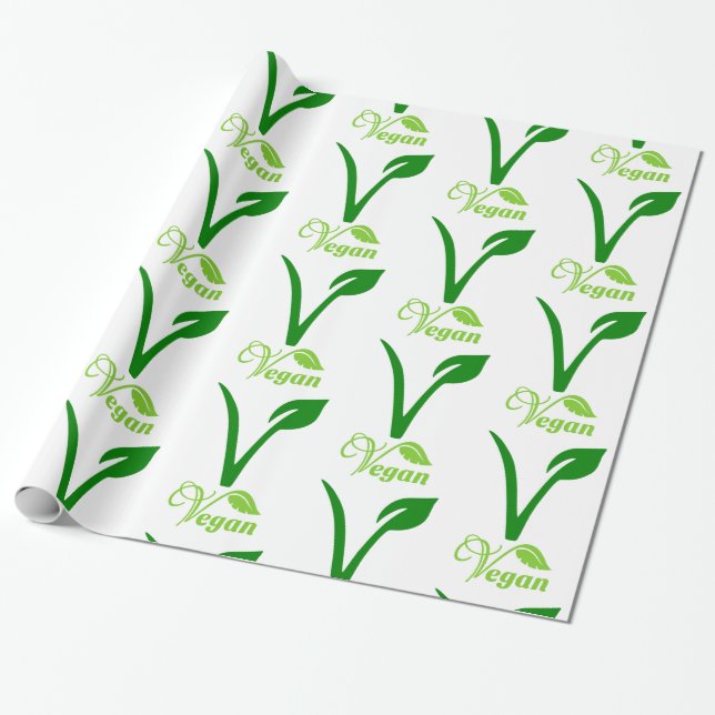 Papier Cadeau Papier d'emballage végétal (Déroulé)