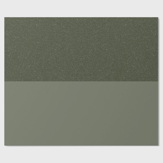 Papier Cadeau Papier d'emballage vert mousse élégant – Personnal (Plat)