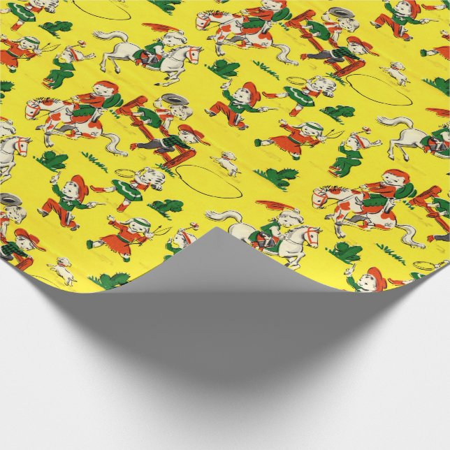Papier Cadeau Papier d'emballage vintage d'enveloppe de cadeau (Coin)
