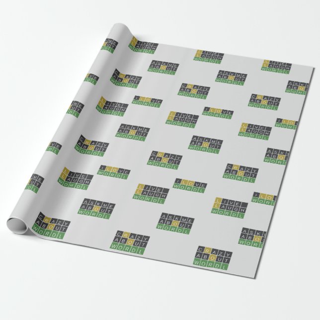 Papier Cadeau Papier d'emballage Word (Déroulé)