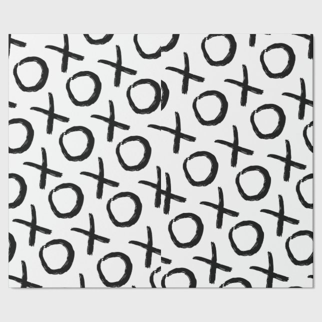 Papier Cadeau Papier d'emballage XOXO (Couture)