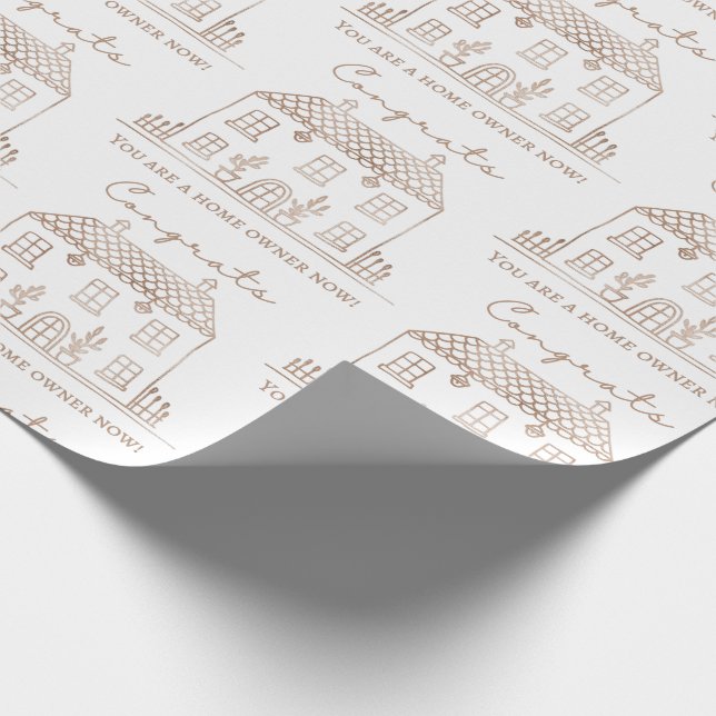 Papier Cadeau Papier d'enlèvement à chaud domestique (Coin)