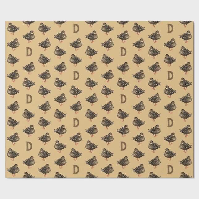 Papier Cadeau Papier d'enlèvement de canard (Couture)