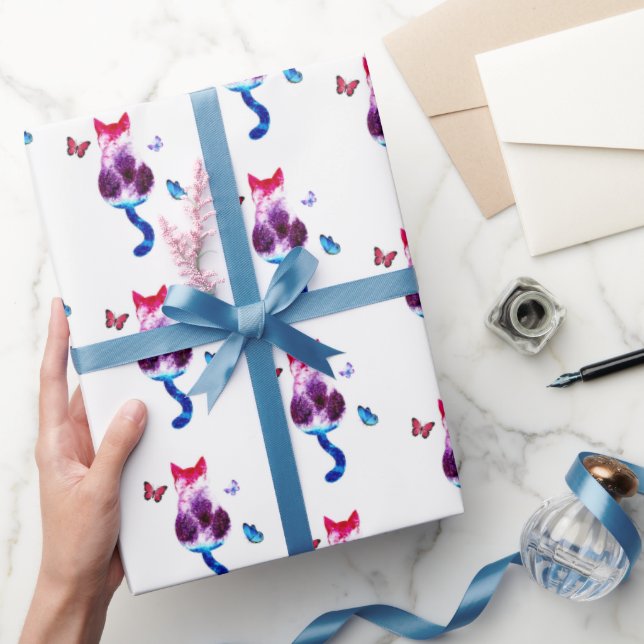 Papier Cadeau Papier d'enlèvement de chats (Cadeaux)