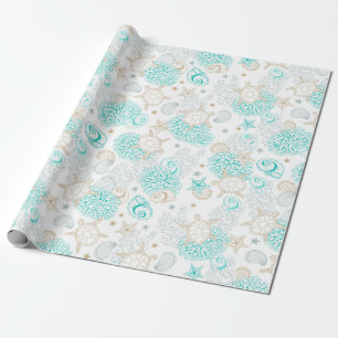 Papier Cadeau Papier d'enlèvement de coquillages