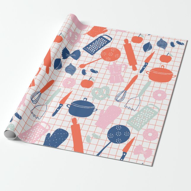 Papier Cadeau Papier d'enlèvement de cuisine (Déroulé)