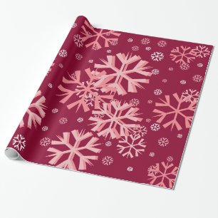 Papier Cadeau Papier d'enlèvement de flocon de neige