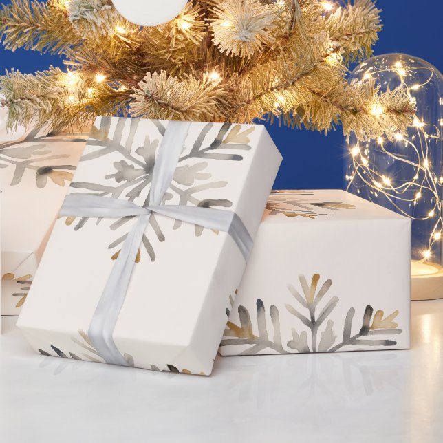 Papier Cadeau Papier d'enlèvement de flocon de neige | Enveloppe (Vacances)
