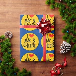 Papier Cadeau Papier d'enlèvement de fromage Mac n