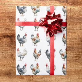 Papier Cadeau Papier d'enlèvement de poulet