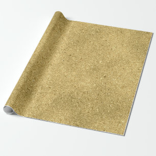 Papier Cadeau Papier d'enlèvement de texture d'huile d'or