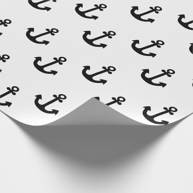 Papier Cadeau Papier d'enrobage Ancre (Coin)