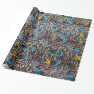 Papier Cadeau Papier d'enrobage de circuit