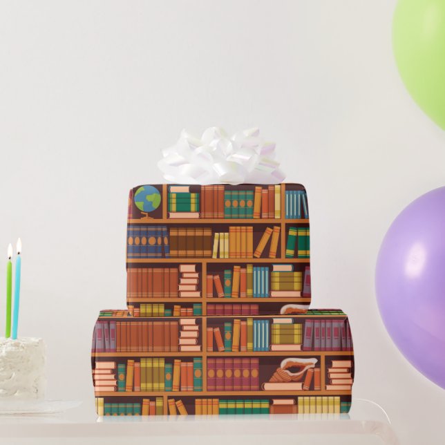 Papier Cadeau Papier d'enrobage de l'auteur de livre (Cadeaux de fête)