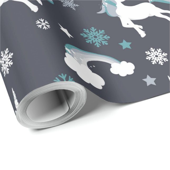 Papier Cadeau Papier d'enrobage de matte (Coin rond)