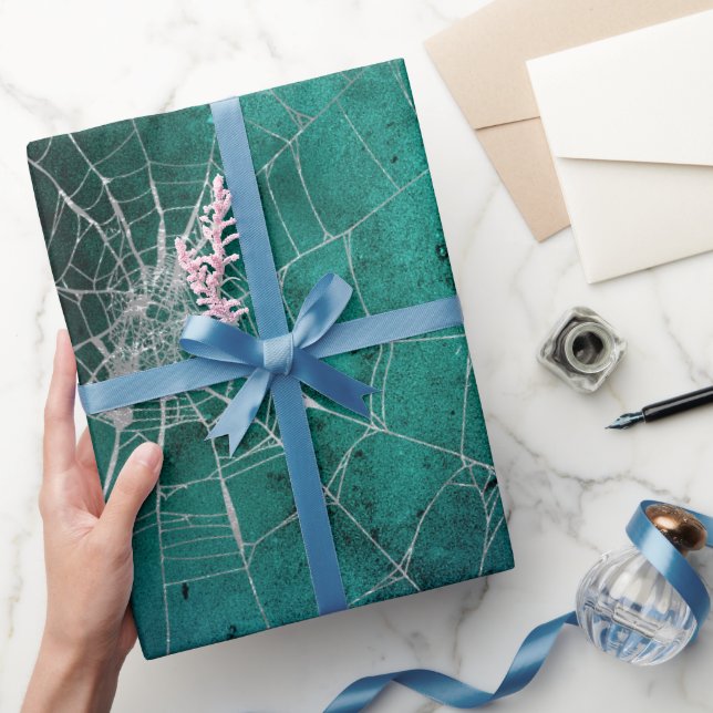 Papier Cadeau Papier d'enrobage gothique argenté (Cadeaux)