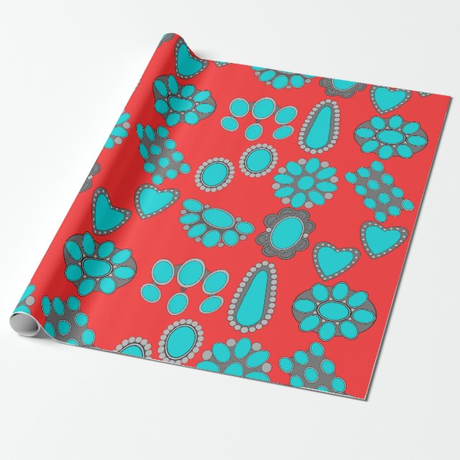 Papier Cadeau Papier d'enrobage occidental (Déroulé)