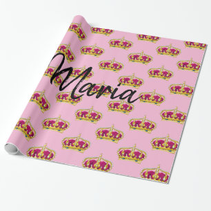Papier Cadeau Papier d'enrobage Queen Maria