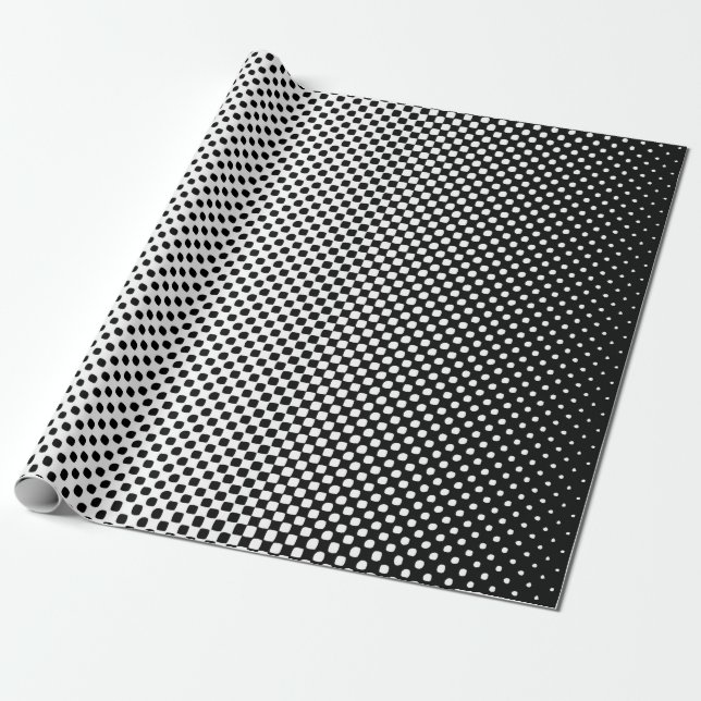 Papier Cadeau Papier d'enveloppement à demi-teinte (Déroulé)