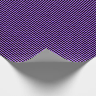 Papier Cadeau Papier d'enveloppement à feuilles noires et violet