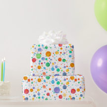 Papier d'enveloppement à l'aquarelle Rainbow Boho