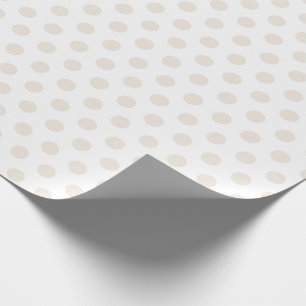 Papier Cadeau Papier d'enveloppement à point de crème pour bébé 