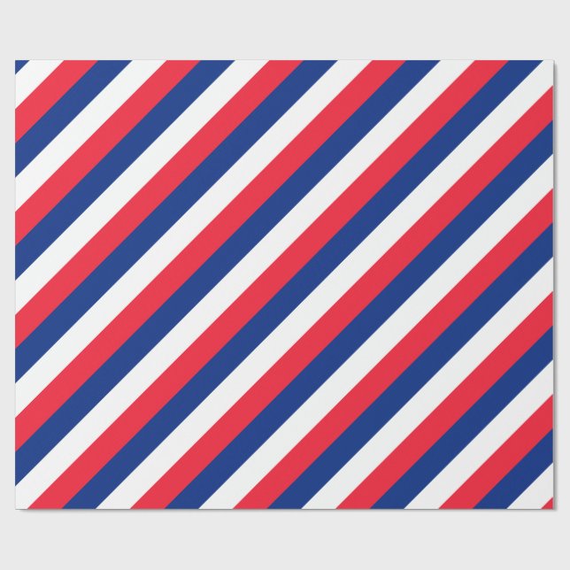 Papier Cadeau Papier d'enveloppement à thème du drapeau français (Plat)