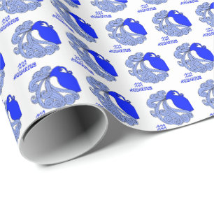Papier Cadeau Papier d'enveloppement Aquarius