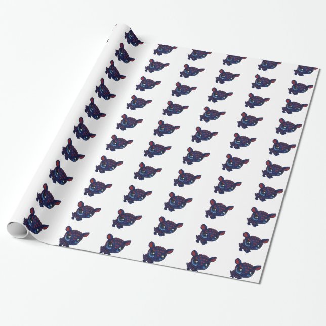 Papier Cadeau Papier d'enveloppement Armadillo (Déroulé)