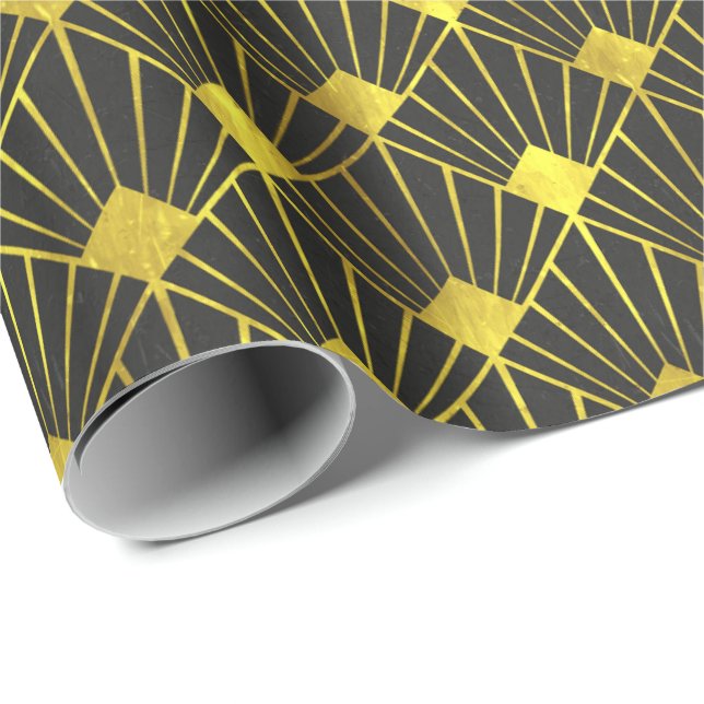 Papier Cadeau Papier d'enveloppement Art Déco 3A (Coin rond)