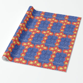Papier Cadeau Papier d'enveloppement brillant Cross Motif