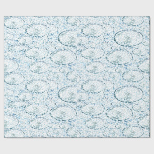 Papier Cadeau Papier d'enveloppement brillant du jour de neige
