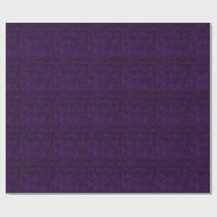 Papier Cadeau Papier d'enveloppement brillant noir violet