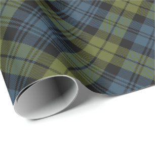 Papier Cadeau Papier d'enveloppement Campbell Tartan