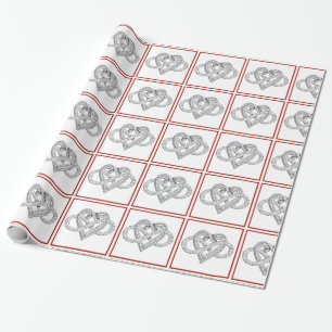 Papier Cadeau Papier d'enveloppement cardiaque infini