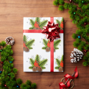 Papier Cadeau Papier d'enveloppement cardinal Noël