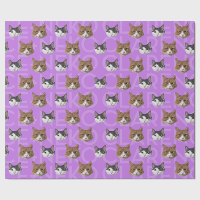 Papier Cadeau Papier d'enveloppement Clarence+Neko (Couture)