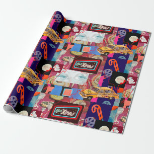 Papier Cadeau Papier d'enveloppement Club Xmas