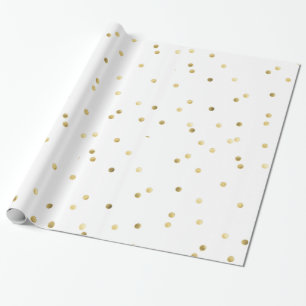 Papier Cadeau Papier d'enveloppement Confetti Dot Polka Parties